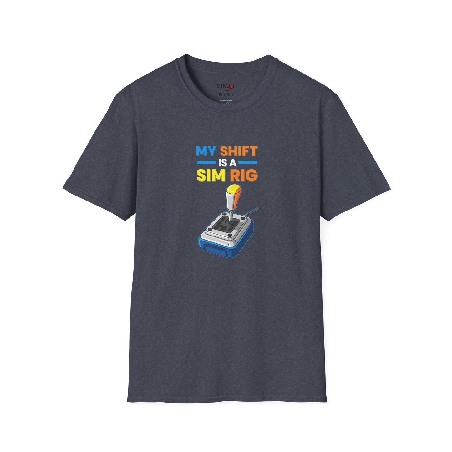 My Shift Is a Sim Rig Tee – Funny Sim Racing T-Shirt