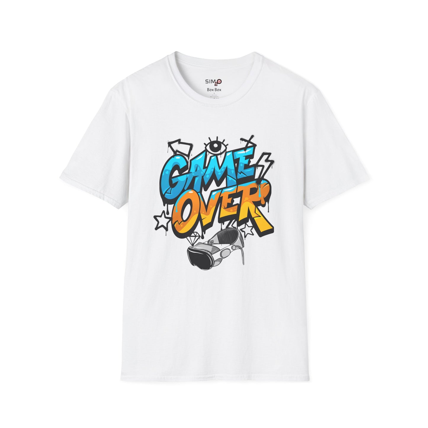 Game Over Graffiti Gamer Tee – VR Edition